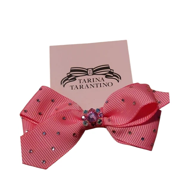 Tarina Tarantino Pink Little Lamb Bow - Picture 3 of 6